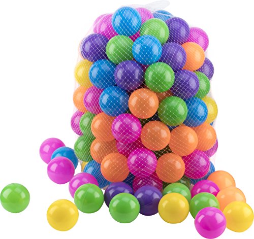 Ball Pit 200 Pack - Ball Pit Balls Crush Proof BPA Free - Includes Reusable Zipper Mesh Bag - Colorful Fun Plastic Balls - Ball Pit for Kids and Baby - Ball Pit for Any Ball Pool - Original by Play22 - Thumbnail 5