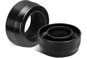 glorider 3" Front Ram 2WD Leveling Kit, 3 inch level kit High Density Polyurethane Spring Strut Spacers, Compatible with 1994 to 2018 Dodge Ram 1500 2WD, 1994-2011 Ram 2500 3500 2WD