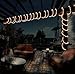 Izzy Creation 18FT Warm White LED Flexible Rope Lights Kit For Indoor/Outdoor Lighting, Home, Garden, Patio, Shop Windows, Trees, New Year, Wedding, Party, Event
