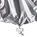 Leader Accessories Silver Outdoor Gas BBQ Grill Cover up to 64 Inch for Weber, Char Broil, Brinkmann, Jenn Air, and More