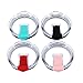 Evazstyle 20 oz Tumbler Lids Fits for Yeti Rambler Rtic Ozark 4 Pack Spill Proof and Splash Resistant Lid for Tumblers Cups