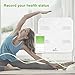Fitkeeper Smart Body Scale, Body Fat Scale, Bluetooth Digital High Accuracy Body Fat Weight Bathroom Scale Wireless Body Composition Analyzer Monitor Body Analysis Scale with IOS, Android App