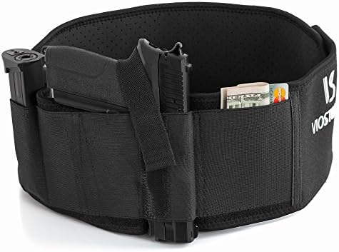 Belly Band Holster for Concealed Carry – Unisex Neoprene Breathable Appendix Gun Holster – Weapons Holder for Men & Women – Secure Fit & Easy Draw