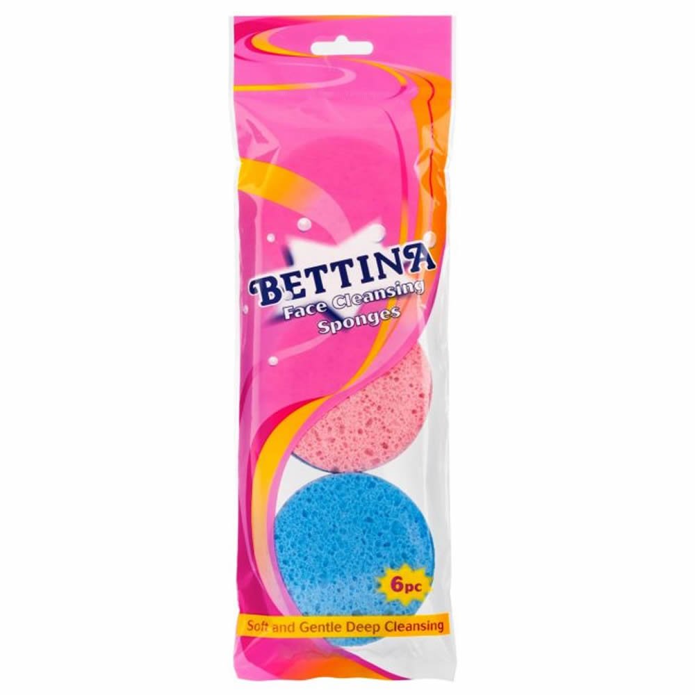 Bettina 6pcs Face Cleansing Cleaning Sponge Wipes Wash Facial Makeup Remover Beauty Foam