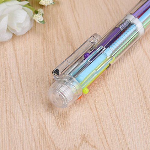 VESNIBA Unique Rollerball Pen, 4PCS New Cute Wing Feather Ballpoint Ink Pens Gel Pens Creative Stationery Student Gift (Multicolor1) - Thumbnail 2