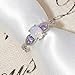 CiNily White Fire Opal Amethyst Women Jewelry Gemstone Silver Ring Size 5-11 (8)