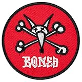Powell-Peralta Skateboard Patch Vato Rat Red Embroidered Iron/Sew On