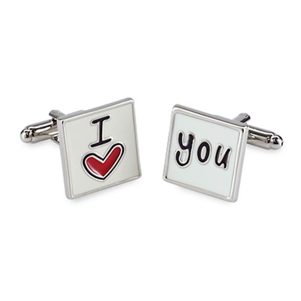 Collection Novelty Cufflinks (I Love You)
