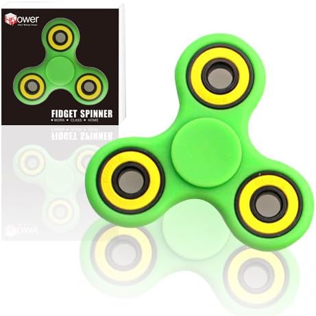 HALF Minute Power Spinner Fidget Toys and ADHD Focus Anxiety Relief Toys with SI3N4 Ceramic Bearing Ultra Durable Non-3D printed Perfect For Fidgeters ADHD Anxiety and Autism (Green)