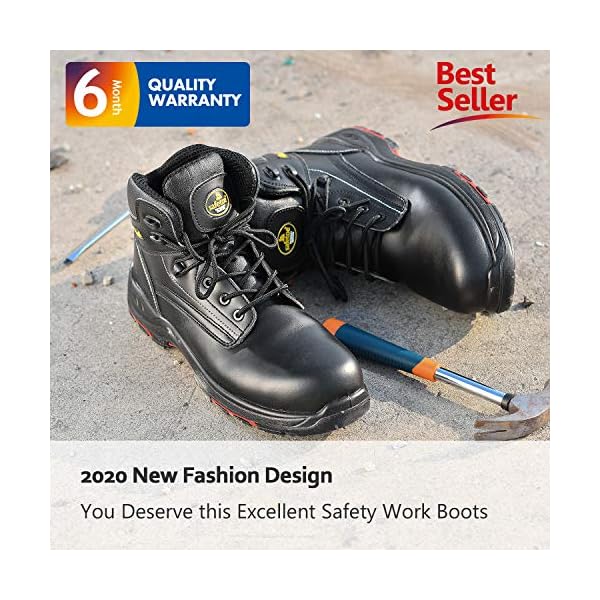 SAFEYEAR Stivali Antinfortunistici da Lavoro per Uomo e Donna, Stivali  Antinfortunistici compositi Impermeabili Neri Scarpe Antinfortunistiche da  Lavoro Isolate per l'edilizia Industriale - Scarpe Lavoro .net