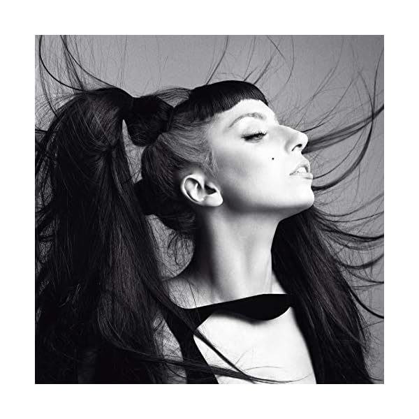 Lady Gaga monochrome poster, singer wallpaper, black and white