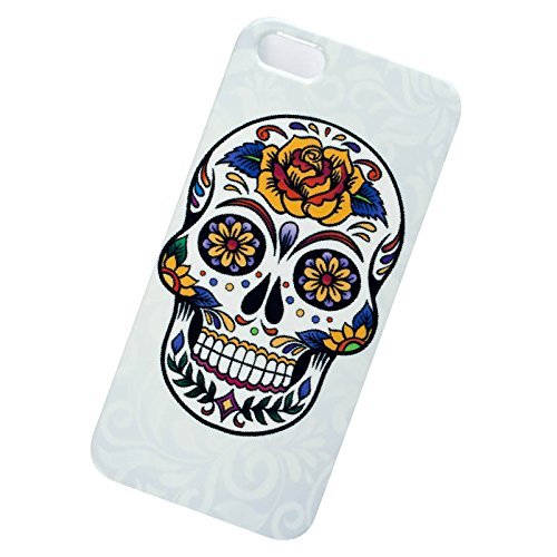 iPhone 5, 5s, SE Protective Slim Case. Mexican Calavera. Sugar Skull. - Thumbnail 5