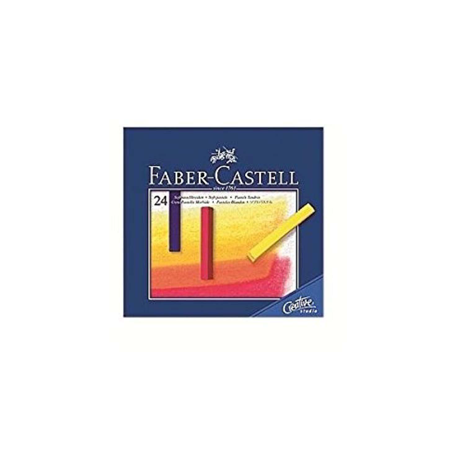 SG Education F128324 Faber Chalk Pastel, Soft (Pack of 24)