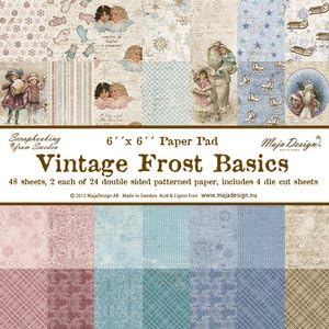 Maja Design Vintage Frost Basics 6 x 6 Paper Stack