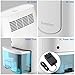 HOMEMAXS Dehumidifier, 700ml Portable Dehumidifier, Super Quiet Air Electric Dehumidifier with Auto Shut Off Function for Bedroom Bathroom Office Closet Wardrobe Basement Office (Up to 220 sq ft)