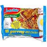 Indomie Instant Fried Noodles BBQ Chicken Flavor for 10 Bags