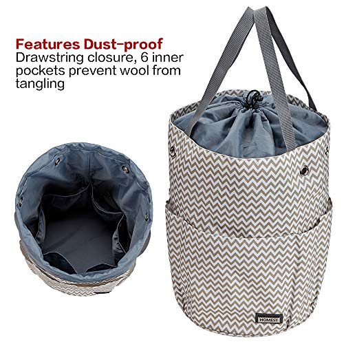 1 HOMEST+Oversized+Grommets+Organizer+Drawstring