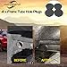 moveland Frame Tube Hole Plugs, Rear Wheel Well Cover for Chevy Silverado 1500 GMC Sierra 1500 1997-2018(4 PCS)