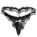 YiZYiF Men's Sexy Sissy Pouch G-String Thongs Lace Soft Panties (X-Large(Waistline 28.0-44.0