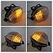 HTTMT MT036- Tail Brake Light Compatible with 2006-2008 Kawasaki Ninja 650R Ex650 Er-6F Smoke