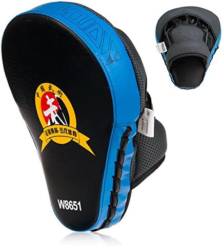 Wolon New Target MMA Boxing Mitt Focus Punch Pad Training Glove Karate Muay Thai Kick/Blue