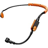 Shure SM31FH Fitness Headset Microphone, Weather-Resistant Omnidirectional Mic for Wireless Bodypacks, Secure Fit for Instruc