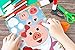 partyGO 24pcs Make A Farm Animal Stickers Sheets, Kids Farm Themed Birthday Party Favors Supplies, Yard Sale Stickers For Zoo Animal Party Supplies, Stick Pigs Horses For Kids