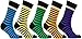 socks n socks-Men's 5-pair Luxury Cotton Striped Cool Dress Socks Gift Box