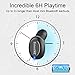 EchoAMZ Mini Bluetooth Earpiece In-Ear Smallest Wireless Bluetooth Earbud Small Car Bluetooth Headset with Mic (2 Magnetic Chargers, 6 Hours Playtime, 1 Piece) (Black)