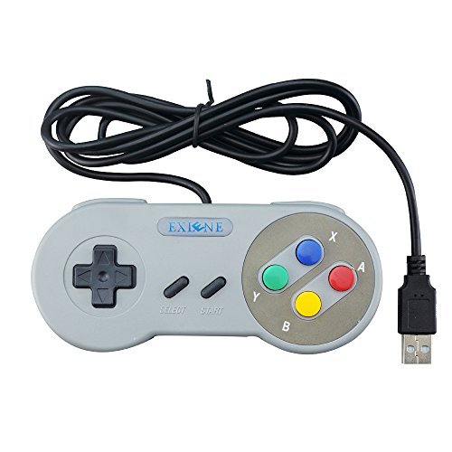 Exlene® 3 Pack Retro USB SNES Super Nintendo Game Controller Gamepad Joystick for Windows PC/MAC - Thumbnail 3
