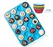Joyoldelf Large Mini Muffin Pans - 24 Cup Silicone Bakeware Non Stick Muffin Tray, Bonus 100Pcs Random Paper Baking Cups Cupcake Liners