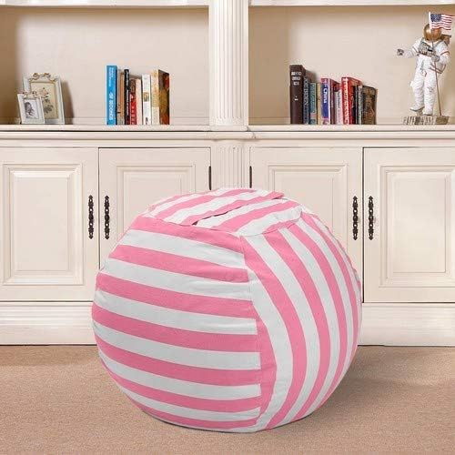 UMYMAYDO1 TOY STORAGE BEAN BAG, Cover, 38" Extra Large Toy Organizer, Stuffed Animal Organizer in Gray - Image 4