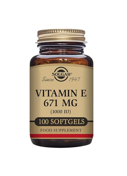SOLGAR VITAMIN E 670 MG (1000 IU), 100 MIXED SOFTGELS – NATURAL ANTIOXIDANT, SKIN & IMMUNE SYSTEM SUPPORT – NATURALLY-SOURCED VITAMIN E – GLUTEN FREE, DAIRY FREE – 100 SERVINGS