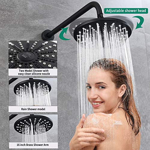 Shower System, Wall Mounted Shower Faucet Set for Bathroom with High