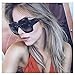 My Shades(TM) - Designer Inspired Oversize Glitter Sparkle Square Frame Sunglasses (Black Solid / Purple Gradient)