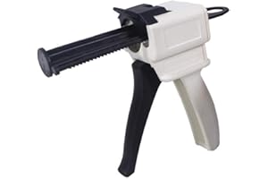 SDent® USA FDA 4:1/10:1 Dental Two Components Manual Silicone Glue Gun Dental Silicon Dispenser Gun Dental Silicone Cartridge Syringes for 50ml Silicon Rubber Impression Materials Type 3 Light Body