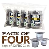 100% Jamaica Blue Mountain, 48 ct. FRC Cups, Fresh Roasted Coffee LLC.