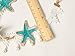 KingsCat® Stylish Turquoise Starfish with Artificial Pearl Headband w/Beach Hairpin