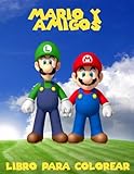 Image de Mario y amigos livro para colorir: un gran libro para colorear para los niños de 40 páginas de diversión. (Spanish Edition)