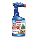 BioAdvanced 701287A Miticide Pesticide Fungicide 3-in-1 Insect, Disease and Mite Control, 32 oz
