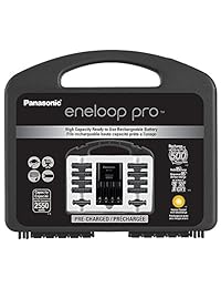 Paquete de alimentación de alta capacidad Panasonic Eneloop Pro 8 AA, 2 AAA