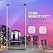 (Black)Samsung Galaxy S9 Plus Screen Protector, EcoPestuGo[2 Pack] Half Screen Tempered Glass Screen Protector [Case Friendly] [Anti-Scratch][Anti-Fingerprint][Bubble Free] for Samsung Galaxy S9 Plus