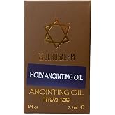 Holy Anointing Oil from Israel, Holy Spiritual Oils Bottles from Jerusalem Blessed, Handmade with Natural Ingredients and Blessed for Wedding Ceremony, Religious Use, 0.25 Fl Oz