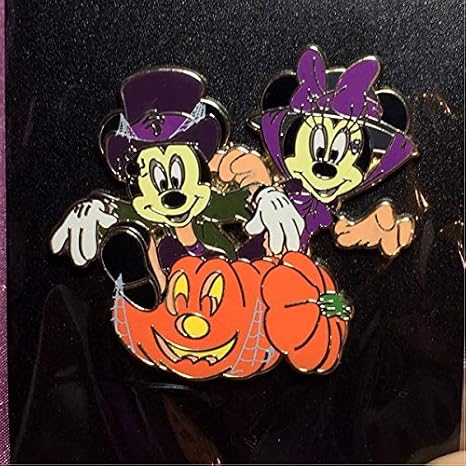 Amazon ミッキーマウス ミニー ハロウィン ディズニーランド カリフォルニア フロリダ Wdw ピントレ ピンバッジ アニメ 萌えグッズ 通販