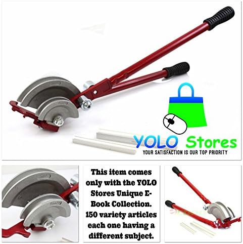 Tubing Bender Tool Copper Tube Pipe Hand Tools, 2 in 1 Manual Machine 18 Thickness 15mm- 22mm OD By YOLO Stores