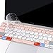 MOSISO Keyboard Cover Compatible with MacBook Pro 13 inch A1708 Without Touch Bar 2017 2016 Release & Compatible with MacBook 12 inch A1534, Silicone Protective Skin, Mac OS X Shortcut, Rose Quartz