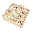 Carpenter Tabletop Wood Labyrinth Retro Maze Game with DIY Adjustable Difficulty Levels