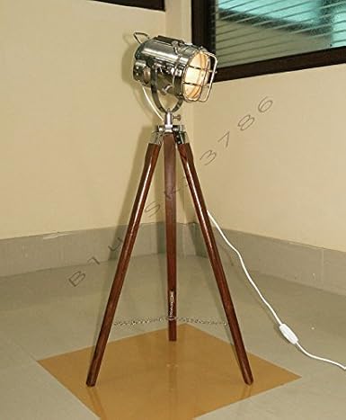 industrial tripod table lamp