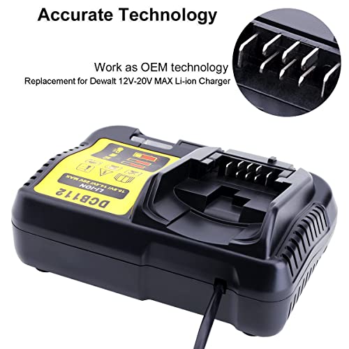 12v Lithium Battery Dewalt 20v Max Battery Charger Biswaye DCB112