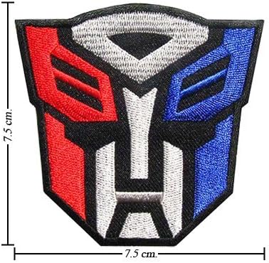 Transformers Autobot Logo Ii Embroidered Sew Iron on Patches Great Gift for Dad Mom Man Woman